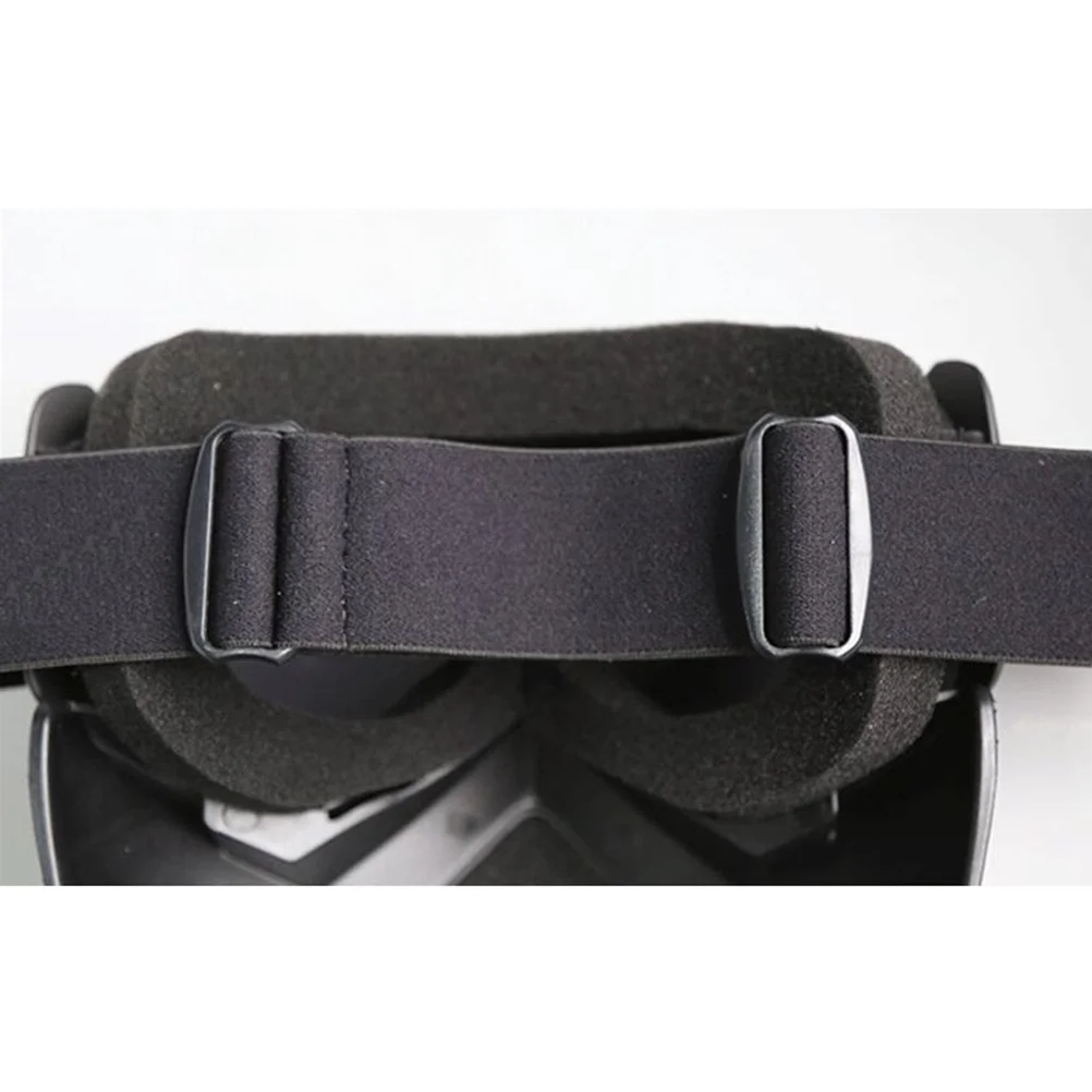 نظارات ريترو بإطار أسود غير لامع وعدسة رمادية وحماية من الأشعة فوق البنفسجية 400 ومضادة للخدش ومقاومة للصدمات قناع وجه للدراجات النارية