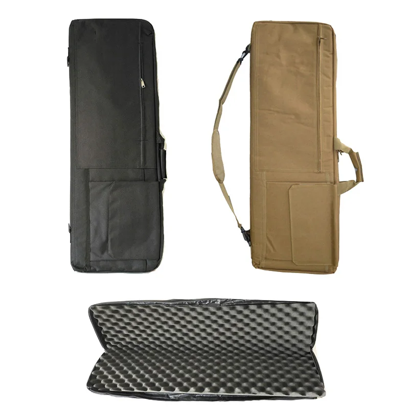 Equipo de caza militar táctico de 85cm y 100cm, funda para pistola de aire, bolsa para cinturón de bala para pesca al aire libre, bolso de hombro para pistola