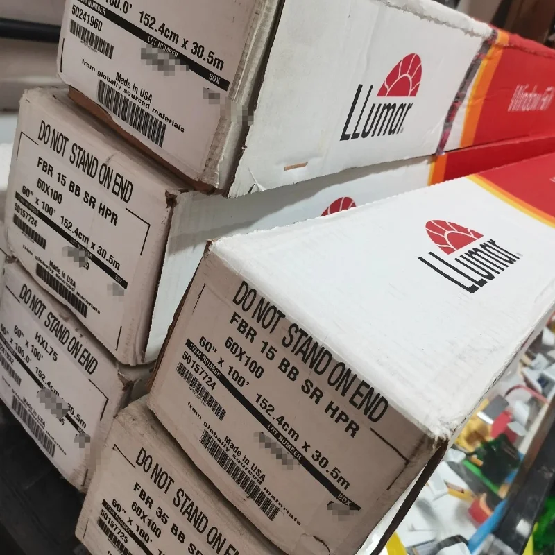 

Premium LLumar Auto Window Film 80% VLT High Transparency Nano Ceramic Tint PET Base 80% Heat Rejection UV Block For Car Home