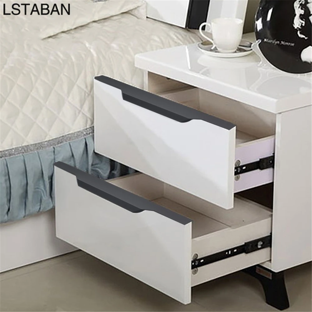 Hidden Long Furniture Cabinet Handle Modern Aluminum Alloy Cupboard Wardrobe Black Door Handle Kitchen Cabinet Gold Drawer Pulls