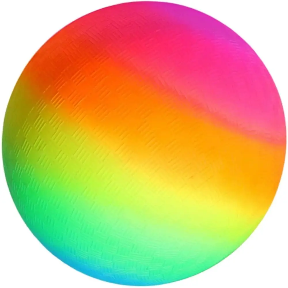 Party Decorations Swimming Pool Large Rainbow 9 Inch Dodgeball Inflatable Beach Ball Kickball
