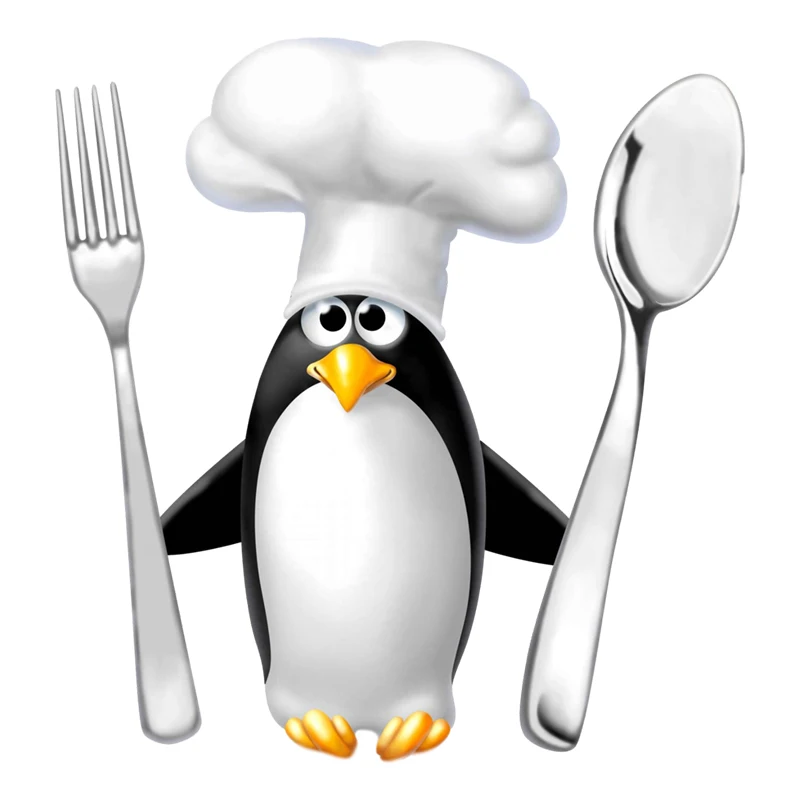 Three Ratels QC157 Funny Penguin chef refrigerator Decal kitchen sticker wallpapers home decor Waterproof  Decals For kitchen