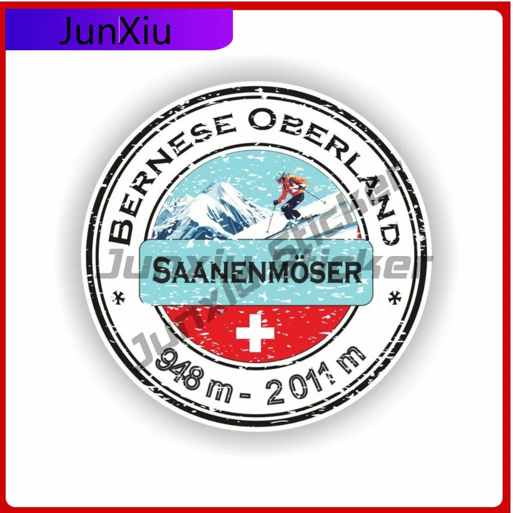 

Saanenmöser Bernese Oberland Switzerland Ski Unique SUV Helmet Scratch Cover Auto Accessories Vinyl Decal For Car Truck SUV