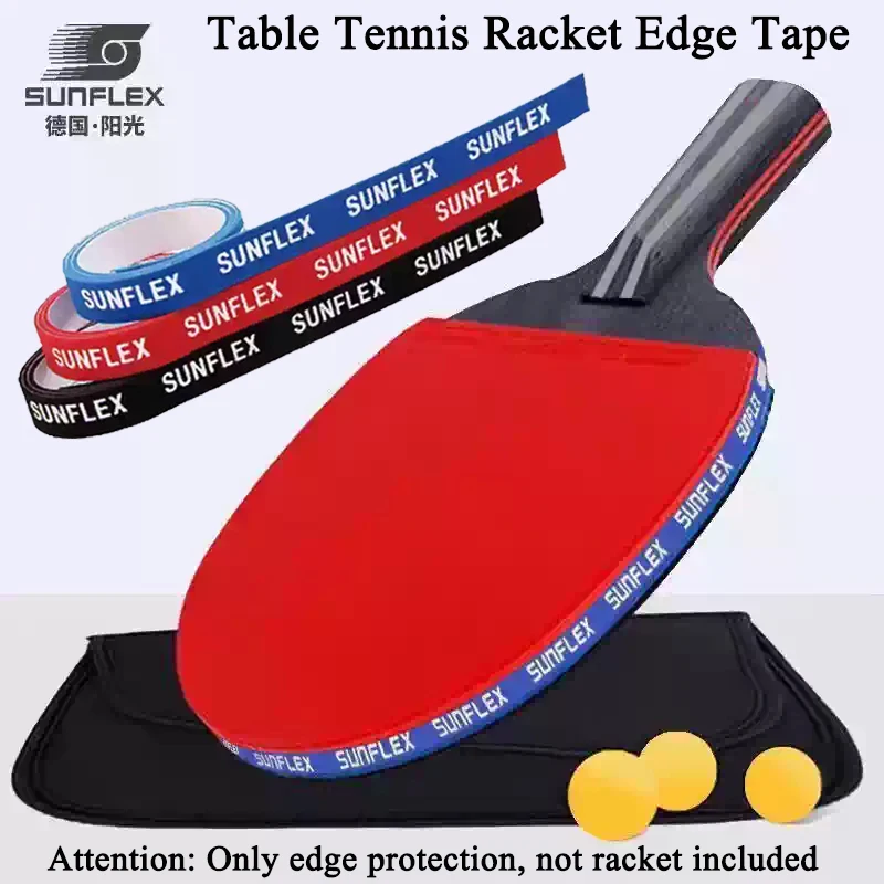 

SUNFLEX Table Tennis Racket Edge Protection Self - Adhesive Thickened Ping Pong Racket Side Tape Protect Anti-collision Tape