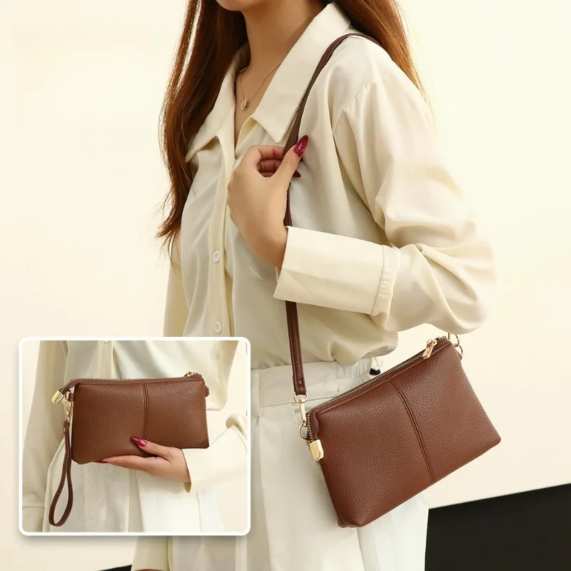 

Женская сумка через плечо, простая повседневная сумка, многофункциональная сумка для мобильного телефона, портативная универсальная сумка-мессенджер