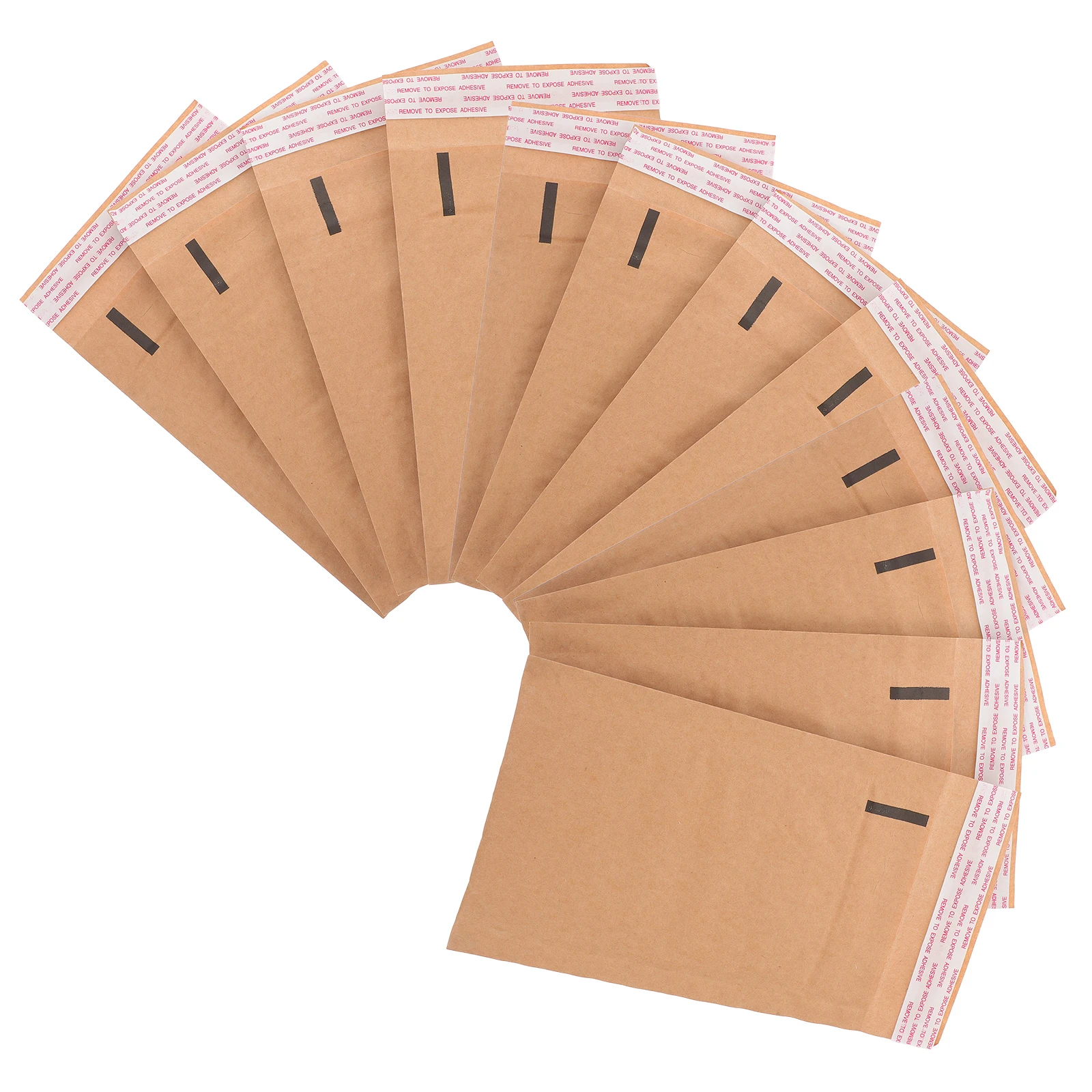 

50 Pcs Kraft Envelope Bag Packaging Bags Padded Mailer Double Envelopes Paper for Shipping Package