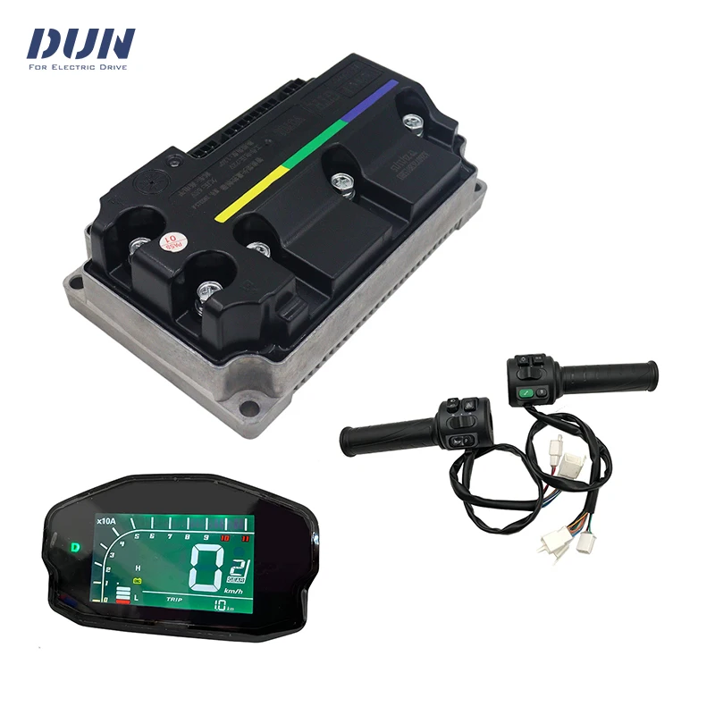 

VOTOL EM100/2 GTR BOOST 150A Peak 450A Hall BLDC Controller with DKD Display and T08 Throttle for 3000w In-wheel Middrive Motor