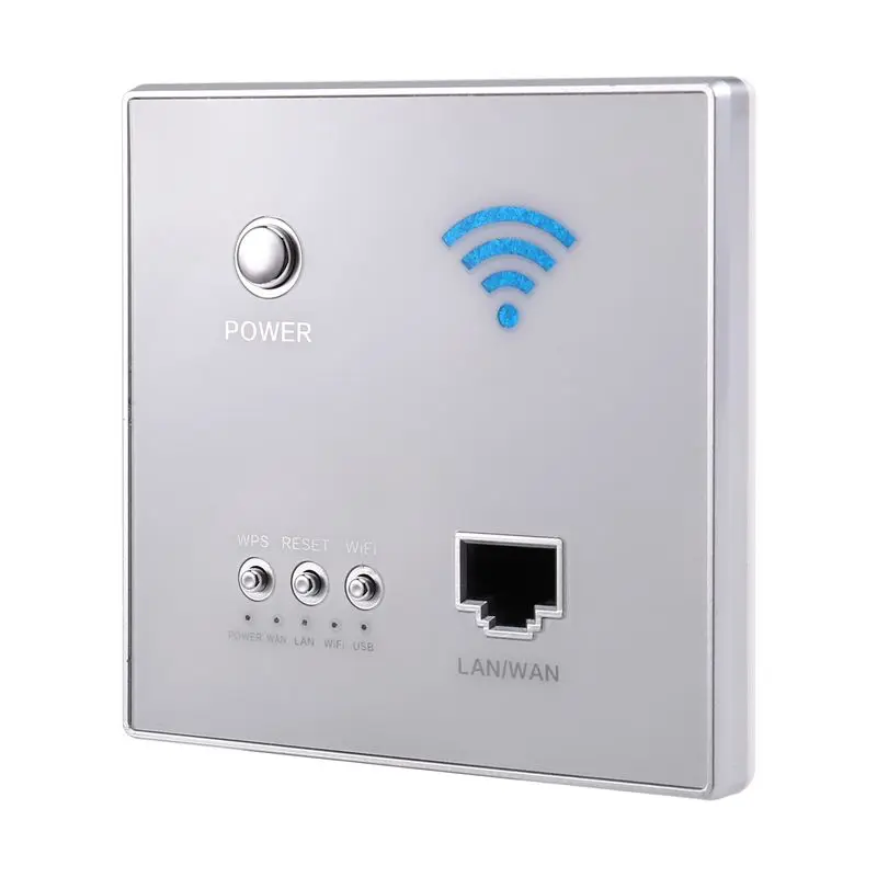 ABMI-Wall Embedded Wireless WIFI AP Router Socket Outlet Electric Wall Sockets Wifi Smart Socket Wall ,