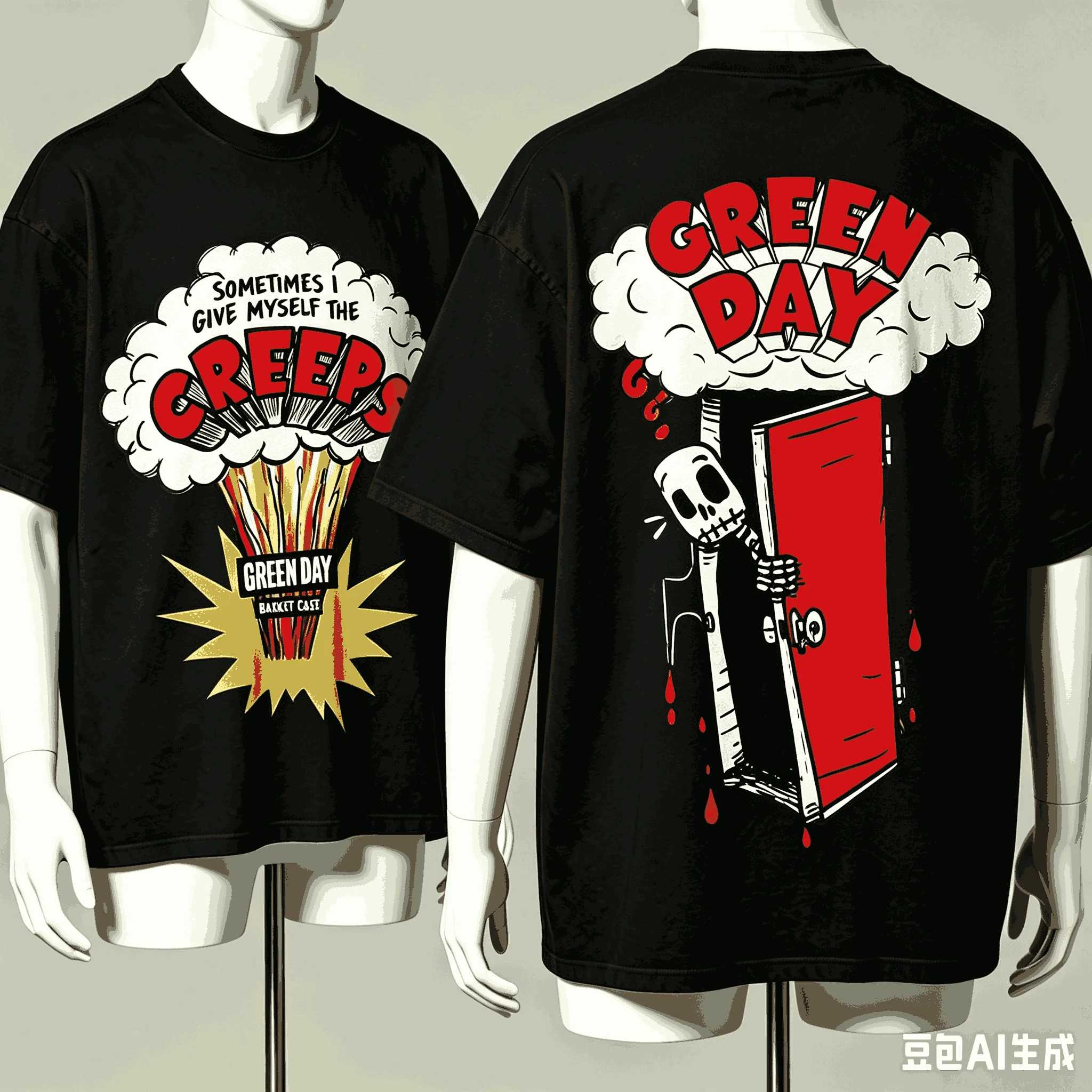 Camiseta Green Day para regalo de fanáticos, camiseta Harajuku de gran tamaño para hombre y mujer, ropa informal de manga corta Unisex, ropa de calle de alta calidad para parejas, transpirable y suave