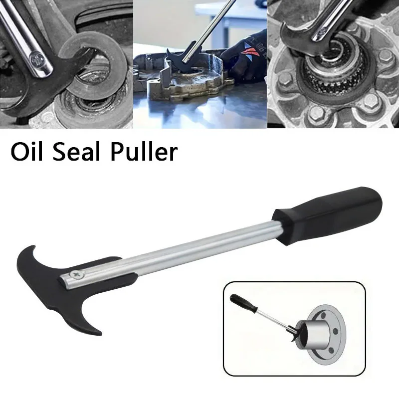 

1pc Oil Seal Hook Oil Seal Wrench Puller Automotive Seal Puller Double Hook Grease Seal Remover Oil Seal Disassembly Tools