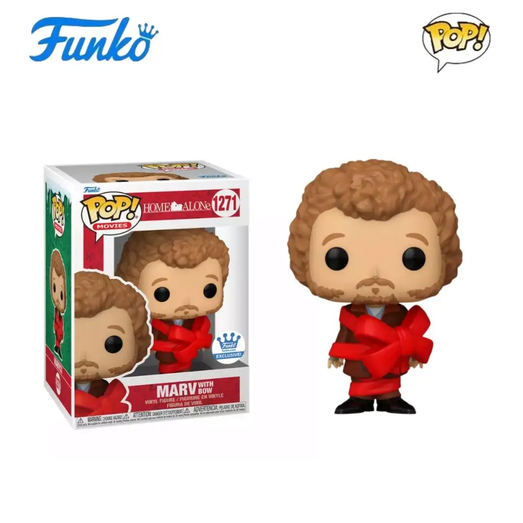 Home Alone Series Marv مع القوس عمل الشكل هاري كيفن أنيمي الشكل فانكو البوب نموذج طبعة محدودة جمع لعبة هدية الأصلي #5