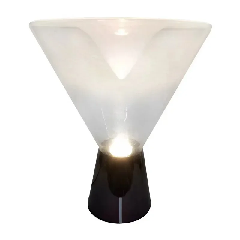 

Nordic postmodern glass table lamp, living room bedroom bedside lamp