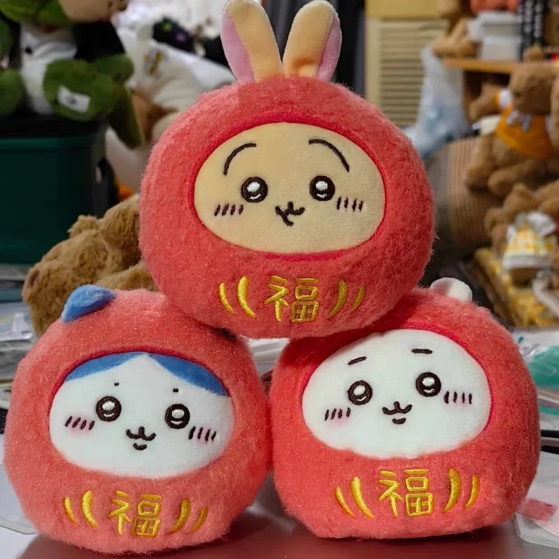 

Милый плюшевый брелок-кукла Дарума в стиле «уродливый шик», лимитированная серия, подвеска для сумки, для любителей аниме и мультфильмов, праздничные подарки