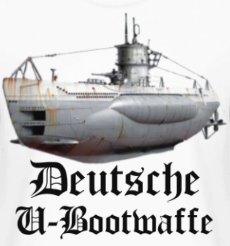 Deutsche U-Bootwaffe WWII German Naval Submarine T-Shirt 100% Cotton O-Neck Summer Short Sleeve Casual Mens T-shirt Size S-3XL