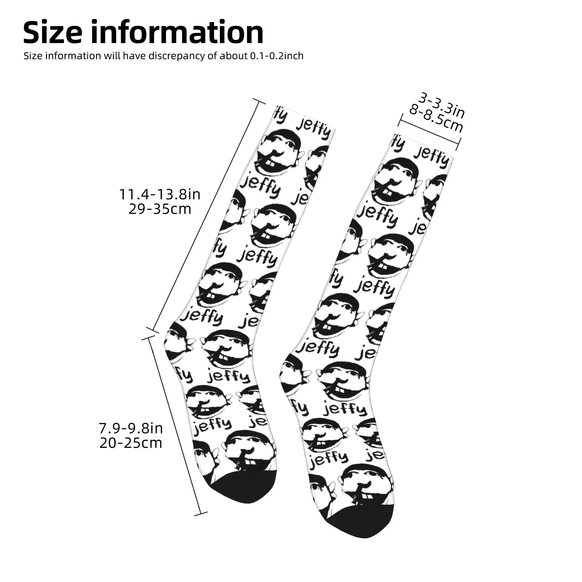 Toutes les saisons équipage bas jeffy visage sml rappeur chaussettes Harajuku mode Hip Hop longues chaussettes accessoires pour hommes femmes