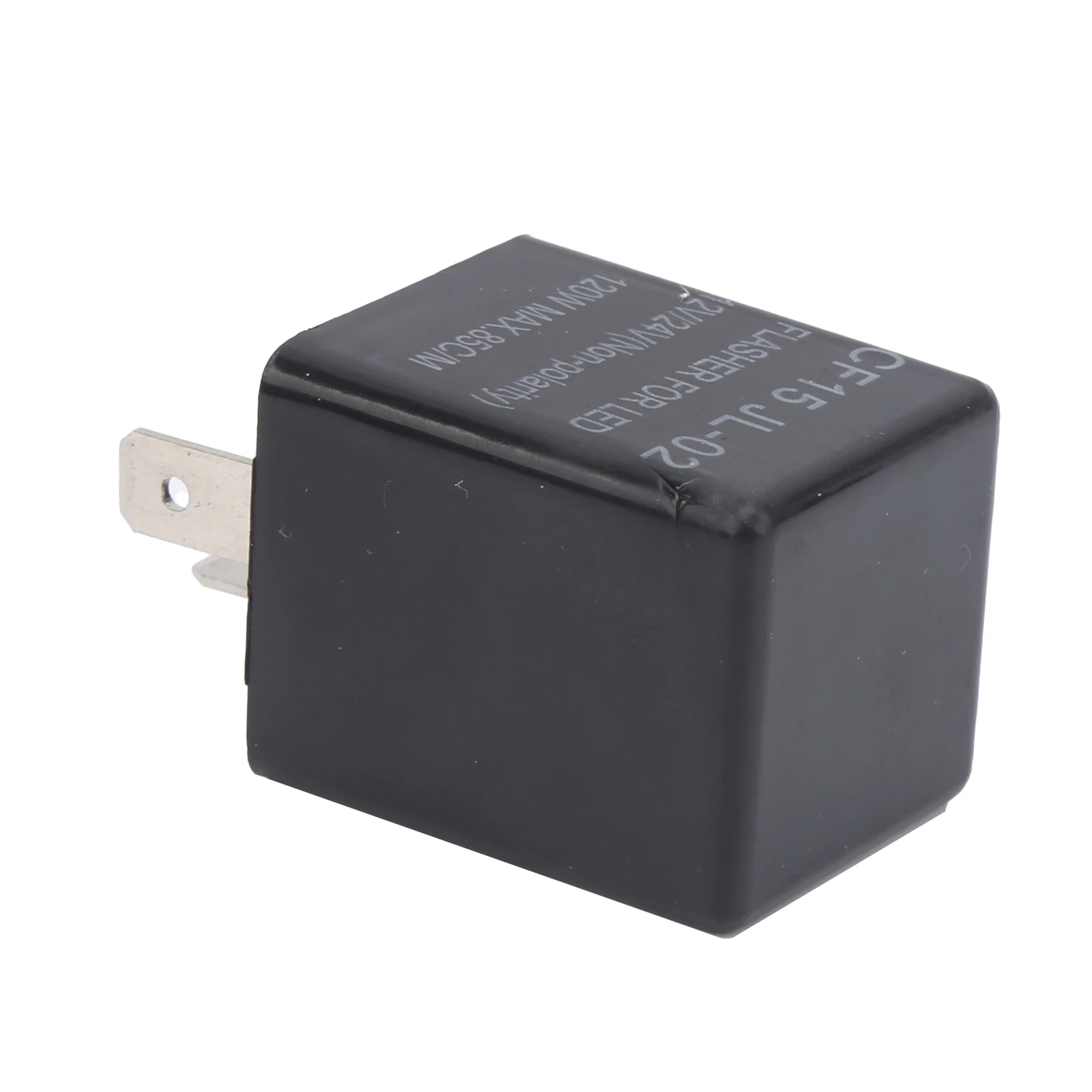 LED Flasher Non-Polarity 12V 24V  ABS Normally Open Flash Relay CF15 JL-02 Non‑Polarity LED Flasher
