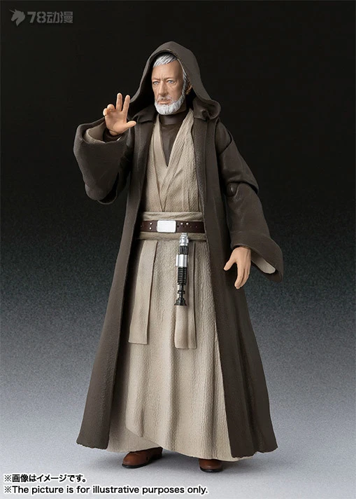 Bandai SHF American Series Star Wars IV Obi-Wan Movable Hand-held Desktop Case Presents A Boy's Birthday Gift