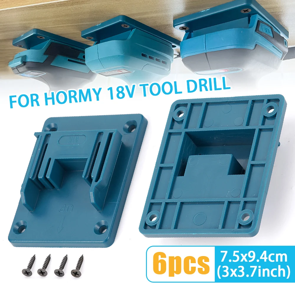 Imagem -02 - Máquina de Montagem em Parede Rack de Armazenamento Suporte de Ferramentas Elétrico Dispositivos de Fixação do Suporte Suporte de Ferramentas Doca Makita Bosch Base de Dewalt
