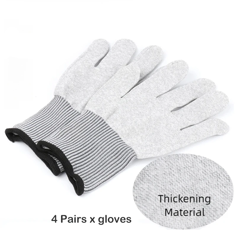 ALIWRAP ビニールカーラップグローブ 厚手ナイロン作業用手袋 帯電防止 ウィンドウティントフィルム 壁紙貼り付け用手袋 プロテクター