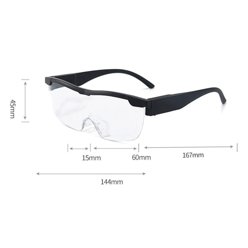 Fashion Design Reading Glasses with Light Glasses with Light Led Magnifier Eyeglasses Nighttime Reader Frame Dropship