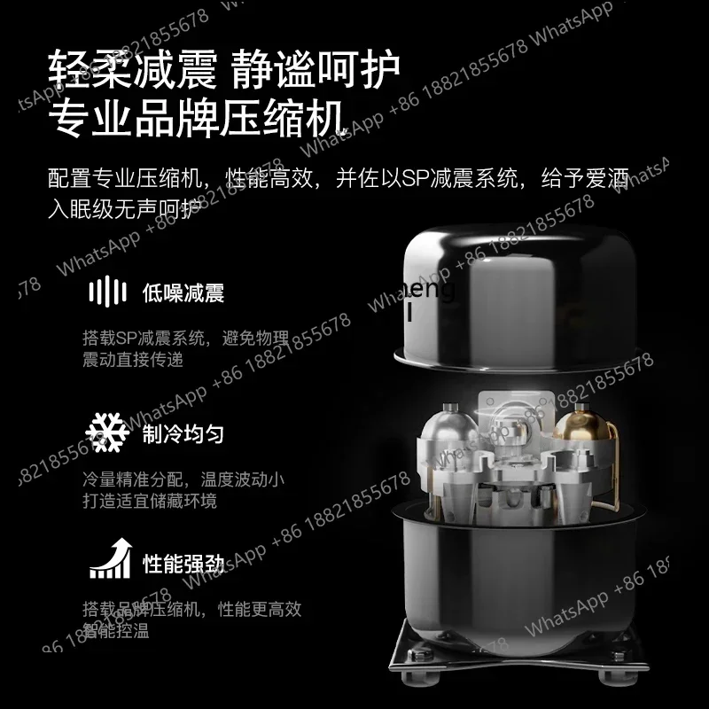 X cqy Встроенный винный шкаф Бытовой небольшой холодильник Холодильник с постоянной температурой Винный шкаф Встроенный ледяной бар