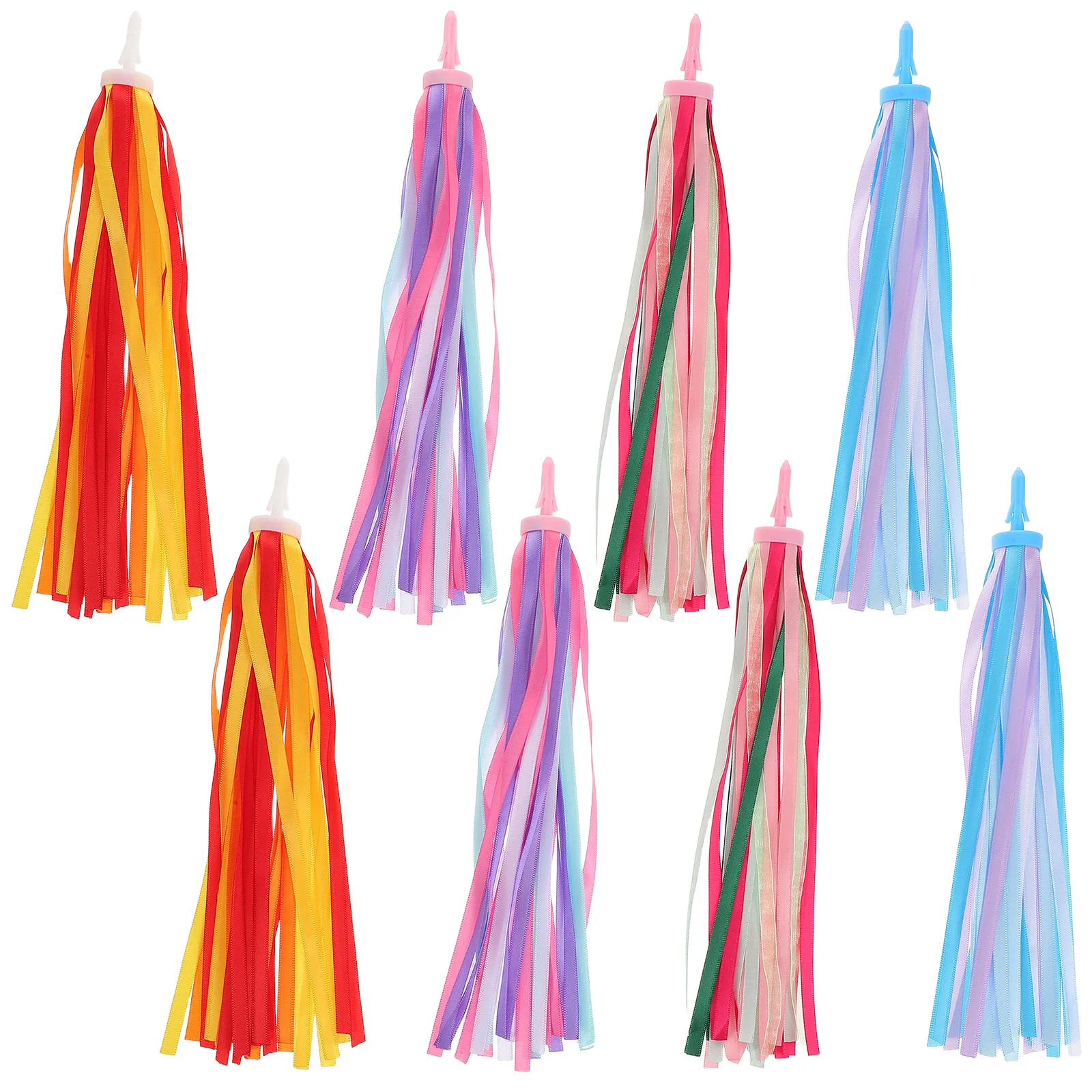 4 أزواج من شرائط مقود الدراجة اللامعة للدراجات البخارية، دراجة رؤية آمنة سهلة التركيب #4