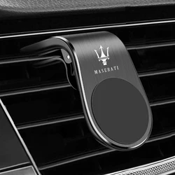 Metal Magnetic Car Phone Holder GPS Support For Maserati Granturismo Quattroporte Levante Coupe GTS GranTurismo mc20 Accessories