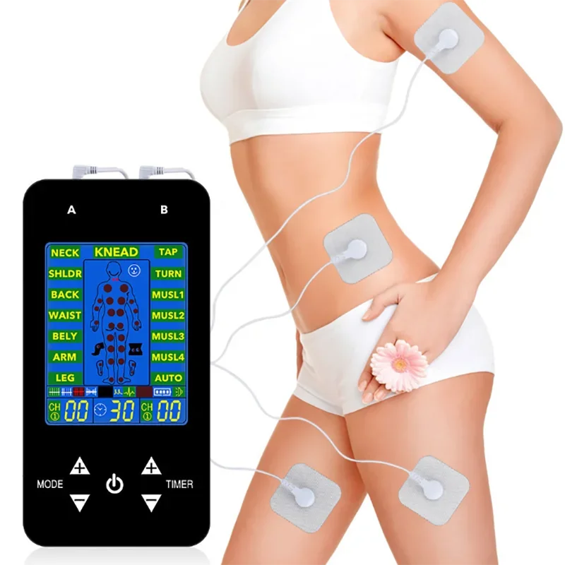 

12/15/36 Mode Digital Meridian Massager Household Portable EMS Pulse Body Massager Device Relieve Fatigue Full Body Universal