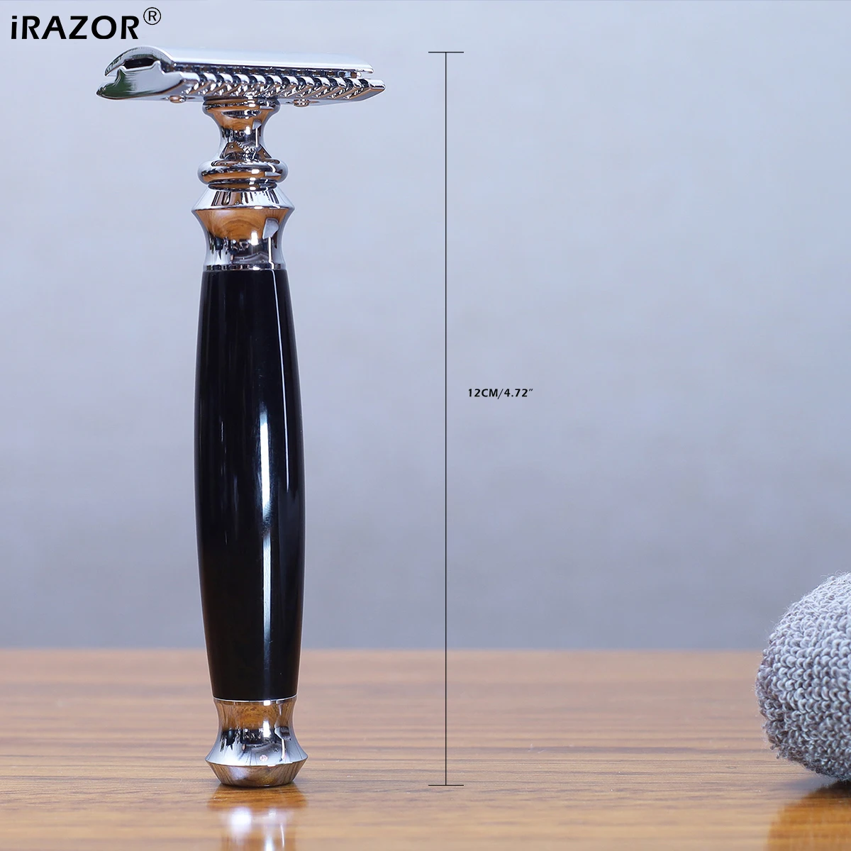 iRAZOR Classic Barber Safety Razor for Men - 10 Original Blades Included Body Hair Removal Shaving Machine Grooming Tool