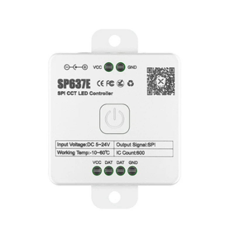 3CGRO-and-SP637E SPI DC5-24V Doppio controller con supporto telecomando And-RC2 Telecomando touch 2.4G
