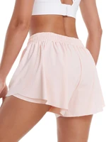 Culottes pour femmes, shorts de tennis, nylon spandex, shorts de sport printemps/été, sangle anti-exposition, shorts de sport à cordon de serrage 3