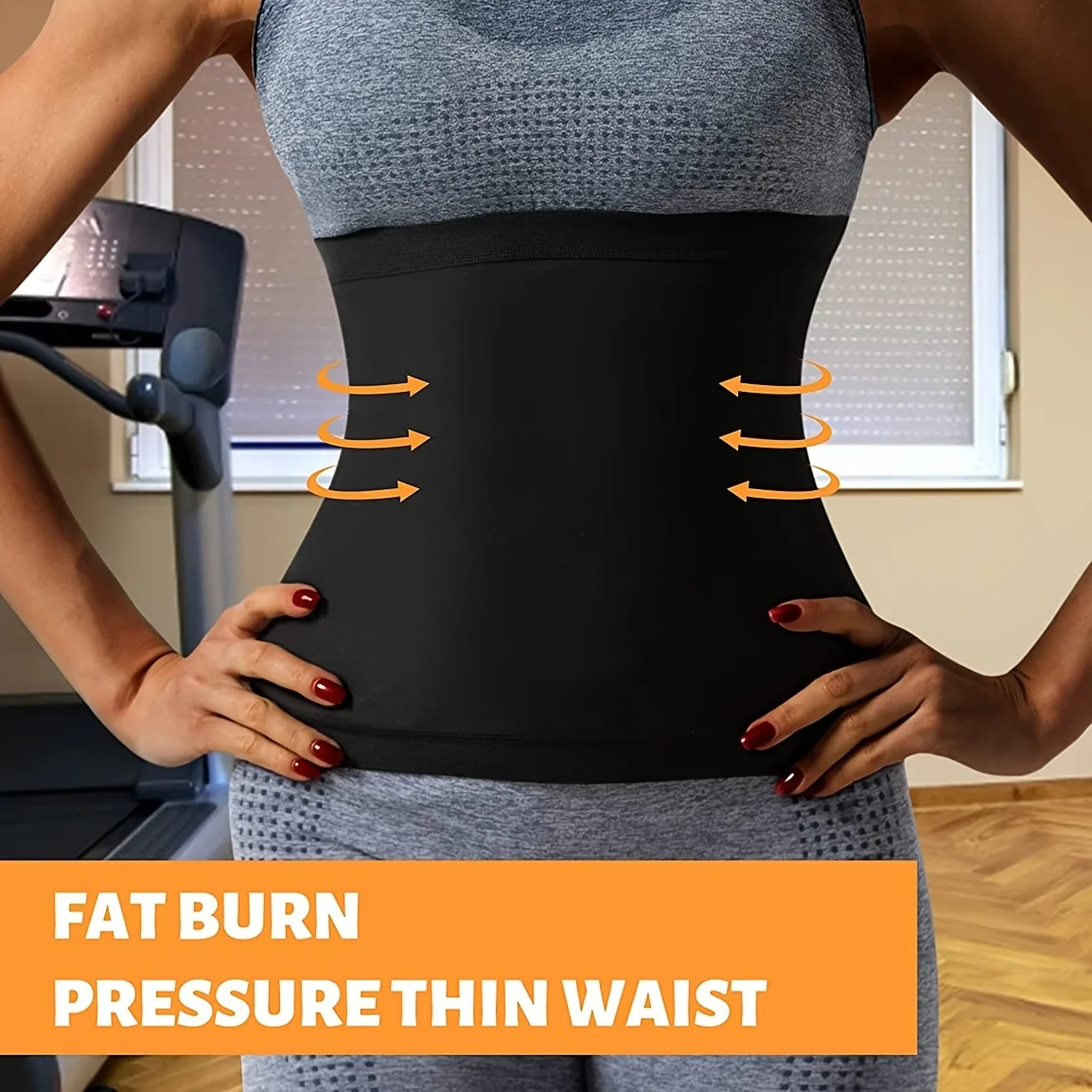 1 pièces femmes taille tondeuse Sauna sueur enveloppement ceinture bande pour l'entraînement exercice musculation bas Sauna costume sueur ceinture ventre