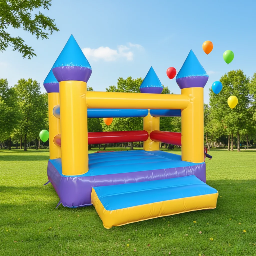 2026 Hot Sale Small Bouncy Castle 3m*3m Inflatable Rent House Fast Delivery Birthday Party Bounce Castle for Kids