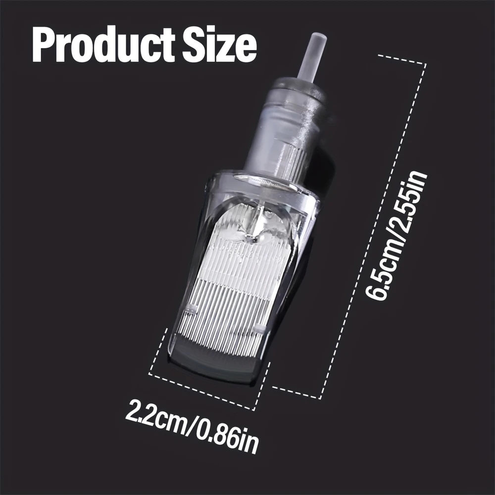 10Pcs High Quality Large Row Needles Stainless Steel Sterilized Tattoo Needles Cartridge For Big Pattern And Shadow Coloring
