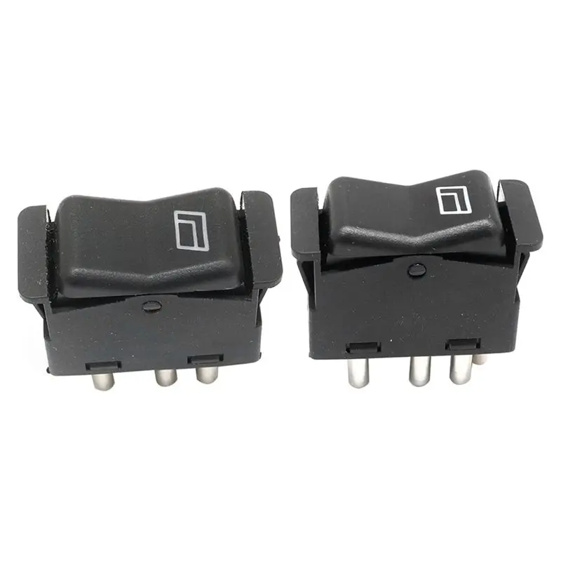 ABQB-2Pcs Power Window Switch Set For R107 W107, Door Window Control Switch