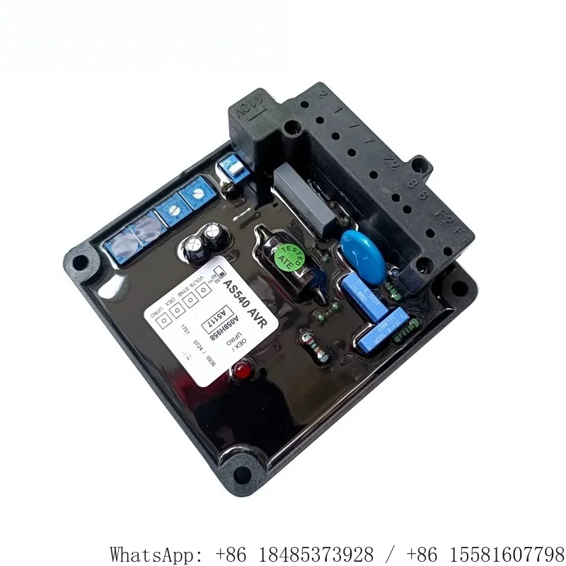 AS540 Sealed AVR Stabilizer Board Adjustable Voltage Control Unit for Brushless Generator Set Repair Replacement Spare Part