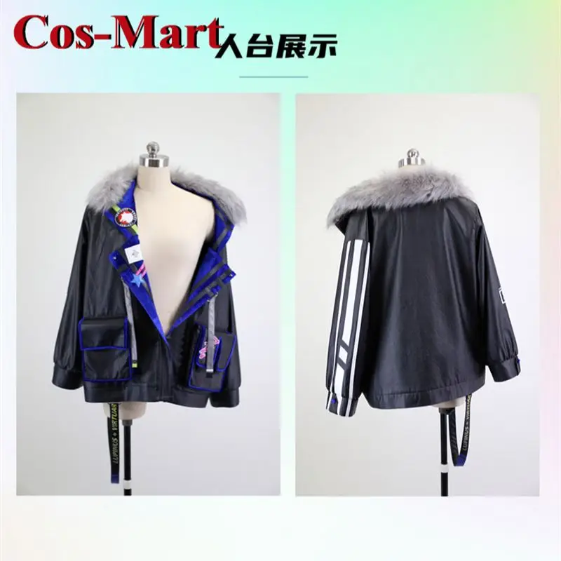 Cos-Mart Anime VTuber Youtuber LupinusVG Ichinose Uruha Cosplay Costume Fashion Coat Activity Party Role Play Clothing