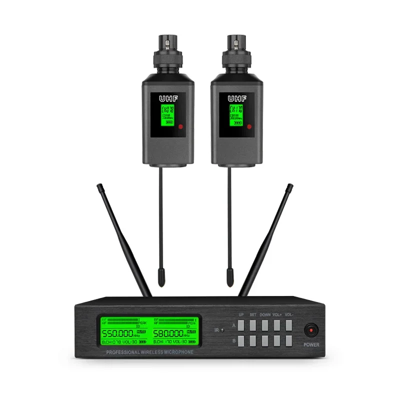 

Профессиональный беспроводной адаптер 2/4/8 каналов UHF для конденсатора 9 В-52 в, проводной микрофон для беспроводного аудиопередатчика