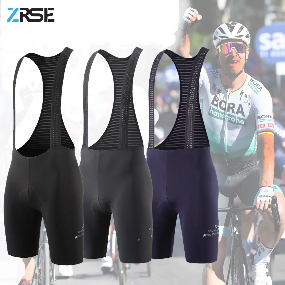 

ZRSE Men's Cycling Bib Shorts Bicycle Tights Pro MTB Road Bibs Clothes Bike Clothing 10H High Density Pads Extreme Distances Hot