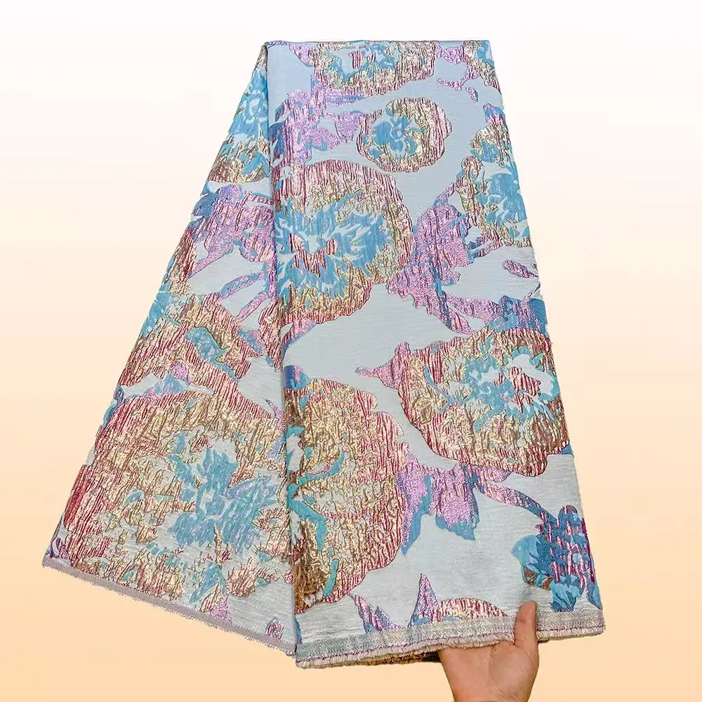 brocade-jacquard-lace-fabrics-5yards-2025-high-quality-french-gilded-lace-for-women-wedding-party-dresses