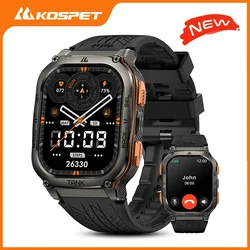 KOSPET TANK M3 Ultra GPS Smart Watch for Men Stainless Steel 5ATM Waterproof Bluetooth Call  24/7 Health Monitor for Android iOS