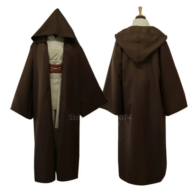 Coslan Halloween Anime Cosplay Costume Women Men Adult Fancy Carnival Party Knight Cloak Anakin Skywalker Kimono Pants Obi Set