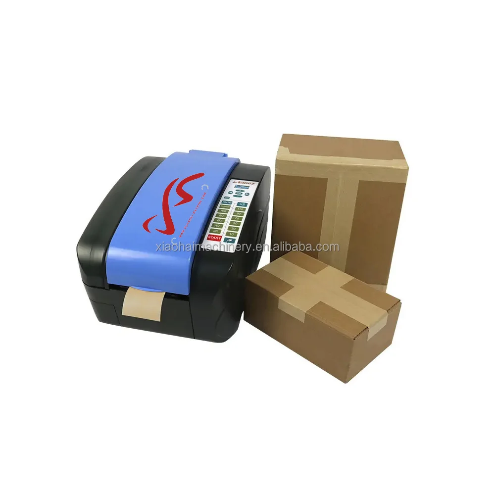 

2025Fully Automatic Wet Water Sticker Tape Machine Small Desktop Tape Cutter Kraft Paper Fiber Packaging Dispenser
