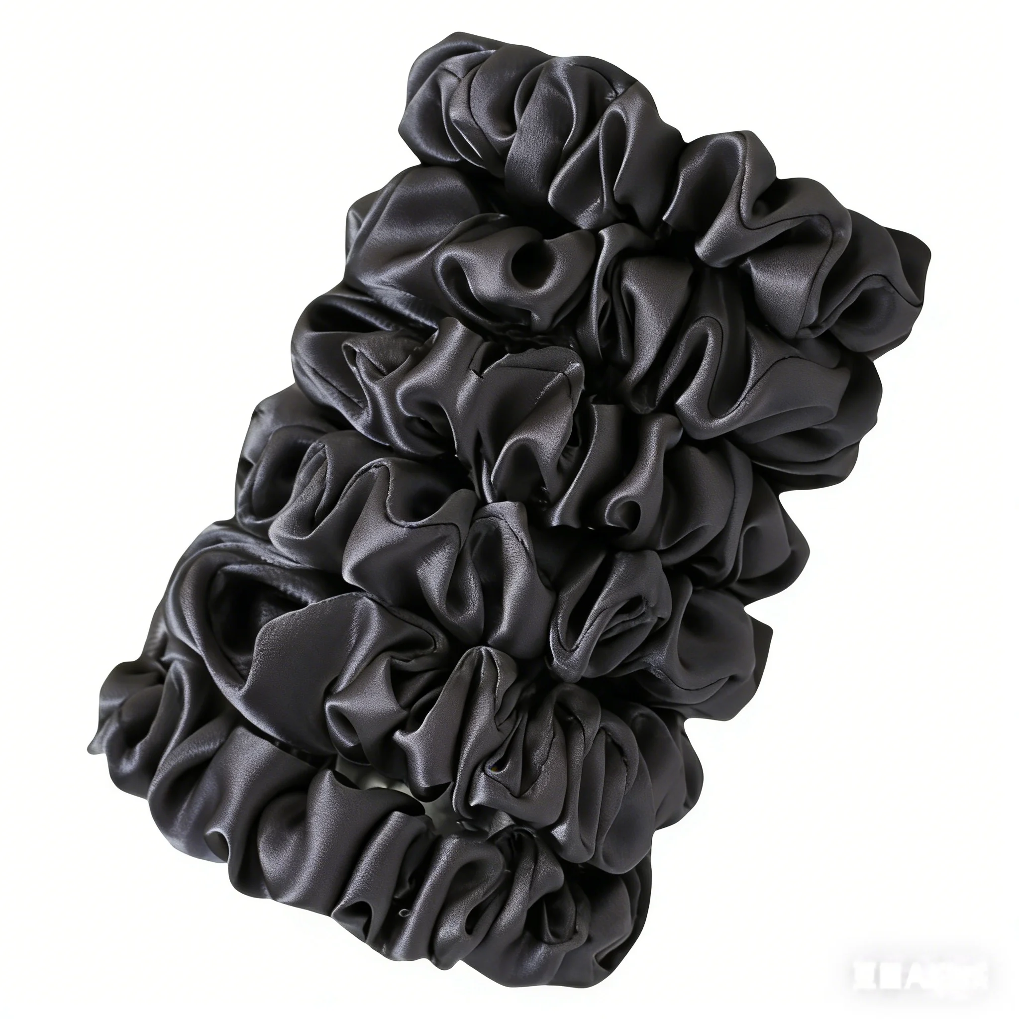Small Intestine Thin Hair Ties for Women Girls Silk Simple Ponytail Holders Elastic Bun Hair Rope Fashion Hair Accessories