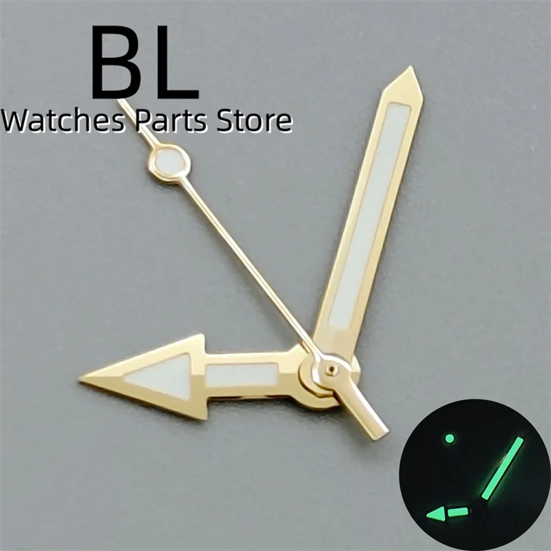BLIGER Silver Gold Rose Gold Watch Hand With C3 Green Luminous Hands Pointers Fit NH35 NH36 Movement Replacement Watch Accessory - Image 3