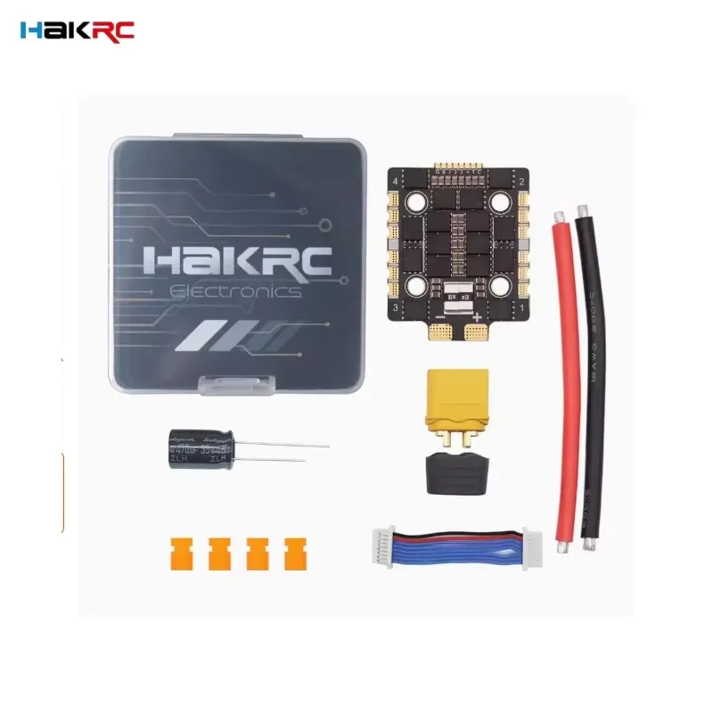 HAKRC BLHeli 32BIT 60A/65A 4-in-1 Brushless ESC 2-8S LIPO DShot 150/300/600 20x20mm for FPV Freestyle Racing Drone