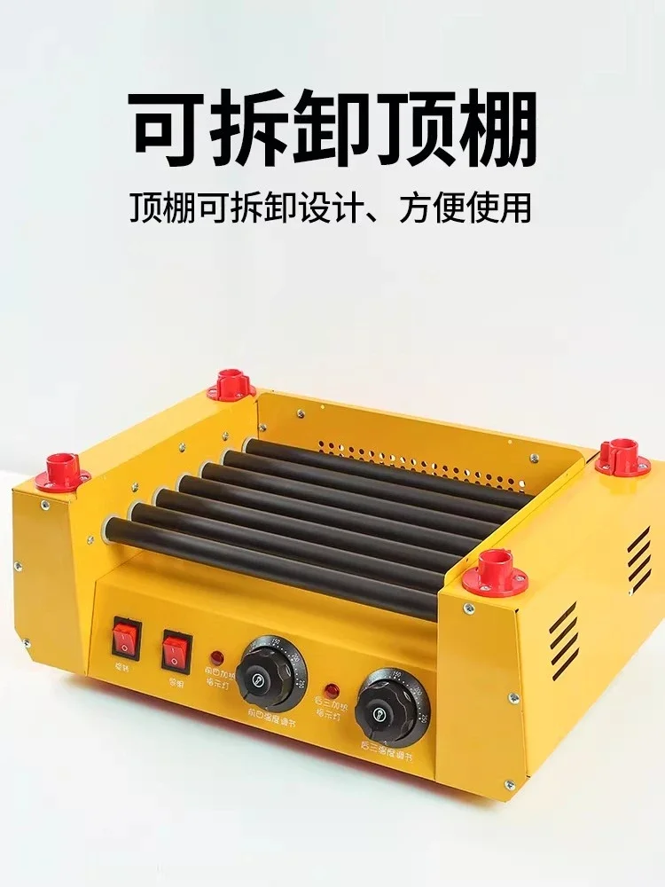 Sausage grilling machine commercial small night market stall special mini automatic hot dog grilled sausage leg machine