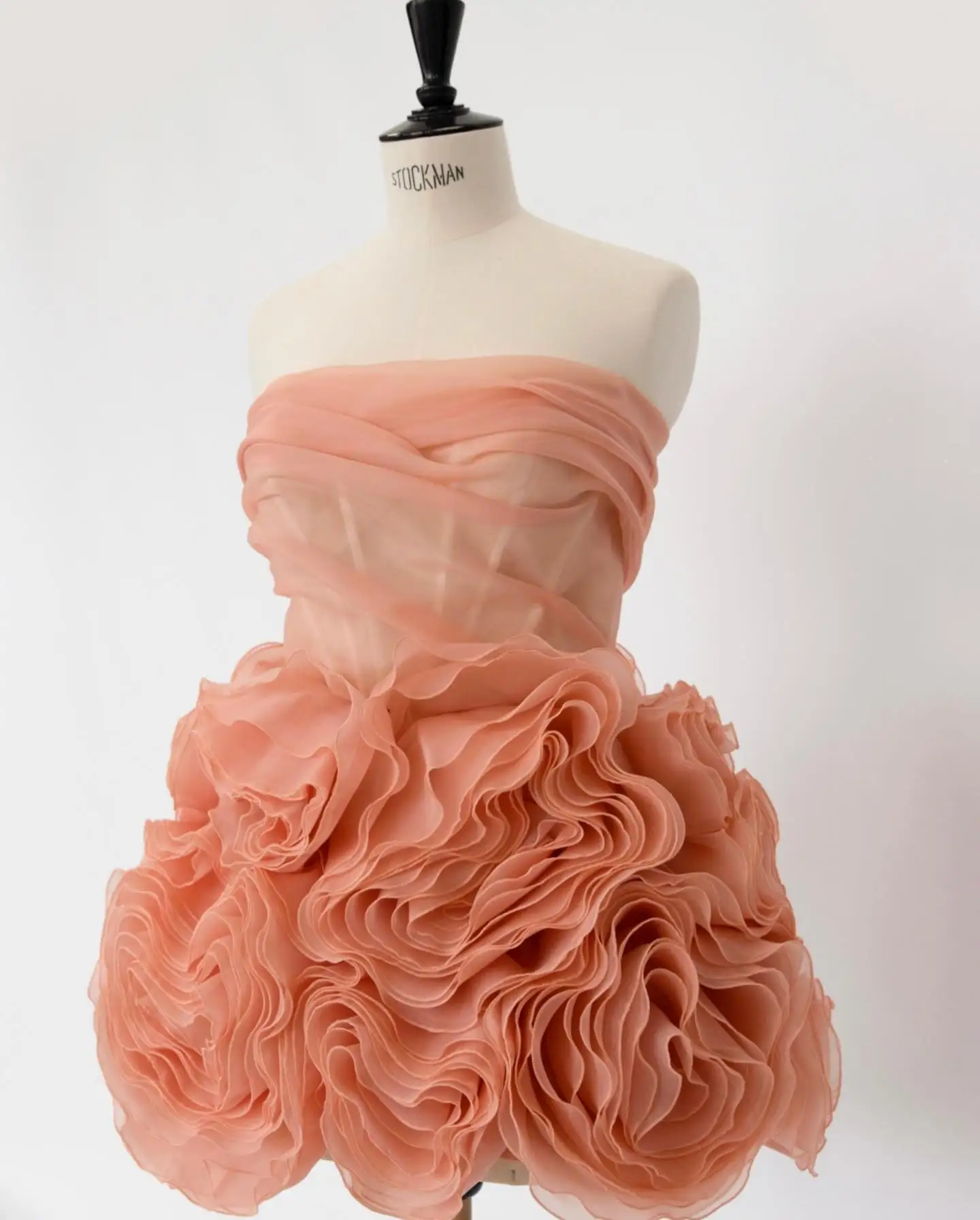 Garden Lavender Organza Bloom Women Mini Dresses To Birthday Holiday Party Strapless Corset Floral Short Bridal Party Dress