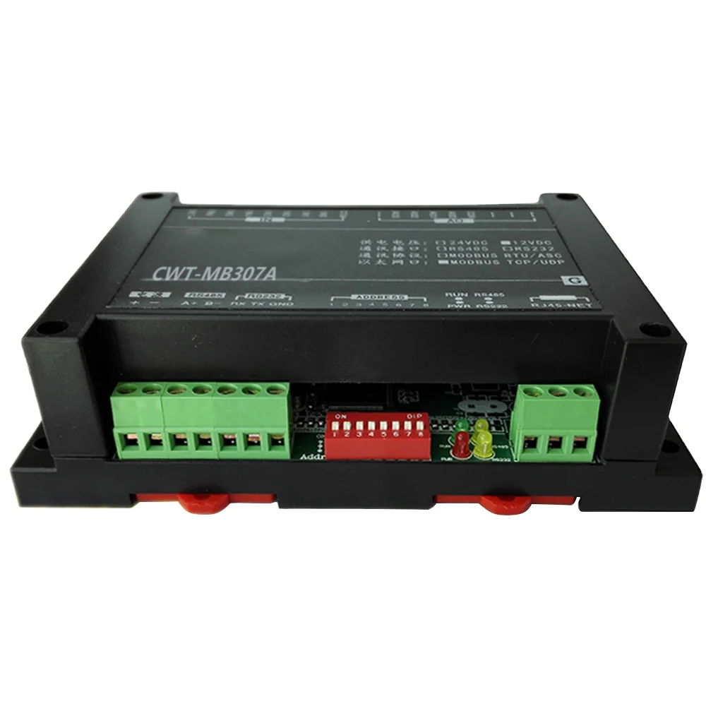 CWT-MB307A 8AI+4Ao RS485 RS232 이더넷 RS485 Modbus TCP IO 모듈