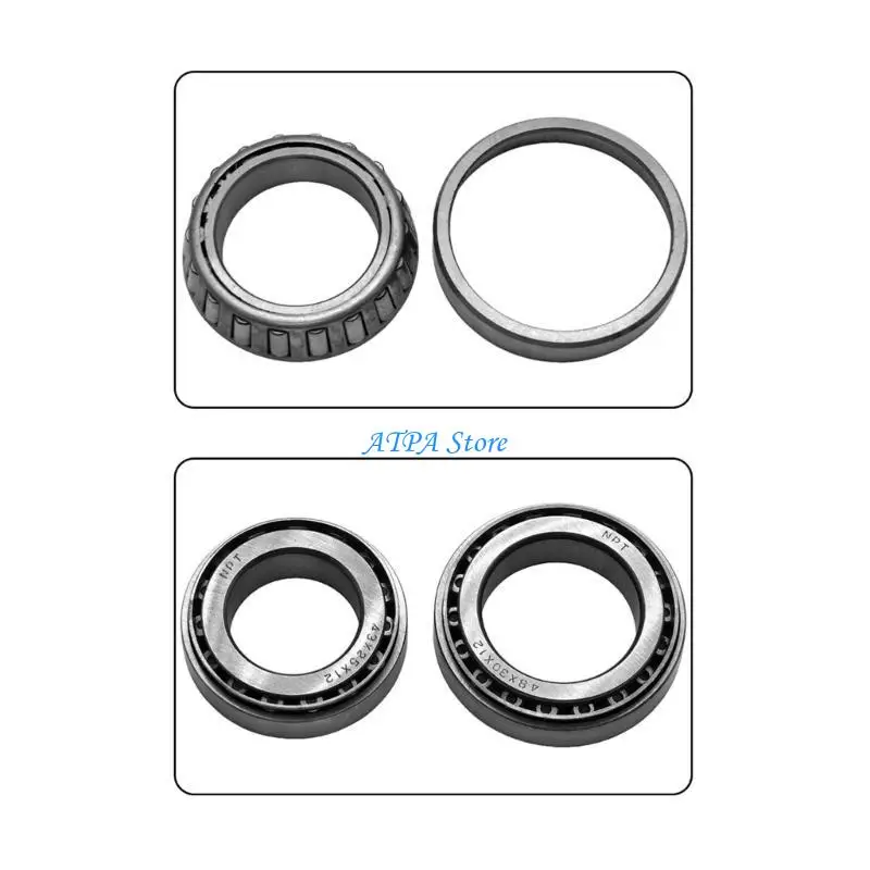 

U13C 2pcs High Load Tapered Roller Bearings For Enhanced Load Capacity In Various Riding Condition Motorcycle Automotive Part